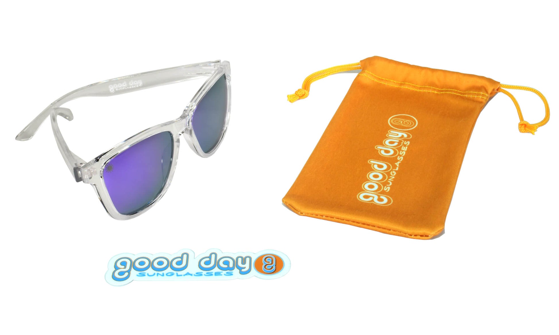 Good Day Sunglasses Purple Days Sunshines--set view